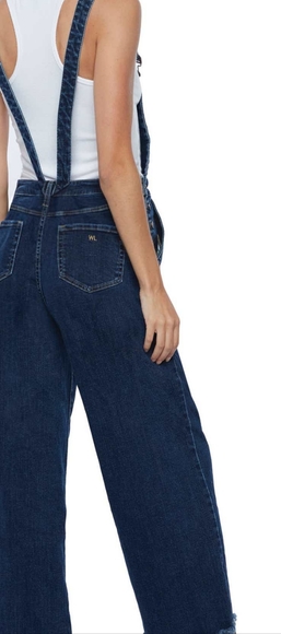 Wash Lab Denim Overalls - Picture 3 of 5